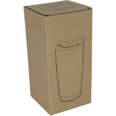 Logotrade ärikingituse foto: Puidust välimusega roostevabast terasest kruus COSTA RICA 550 ml