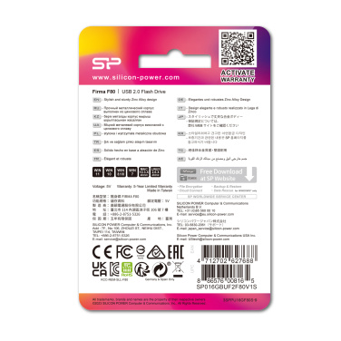 Logo trade reklaamkingituse pilt: Pendrive silicon power F80 2.0