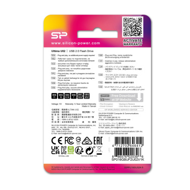 Logotrade reklaamtoote foto: Pendrive Silicon Power Ultima U02 2.0