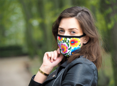 Logotrade reklaamtoote foto: MARS PRO puuvillane mask (suurus M) koos tasku ja HEPA-filtriga 1380165
