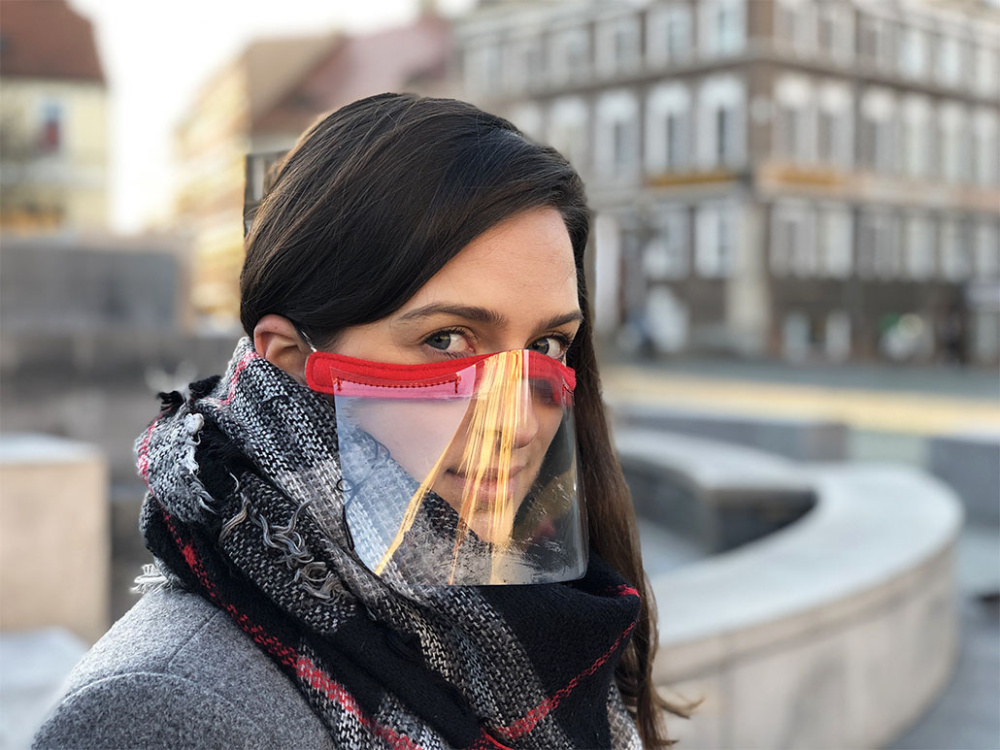 Logo trade reklaamtooted foto: KALIPSO näokaitse - läbipaistev mask suu ja nina jaoks 1447162