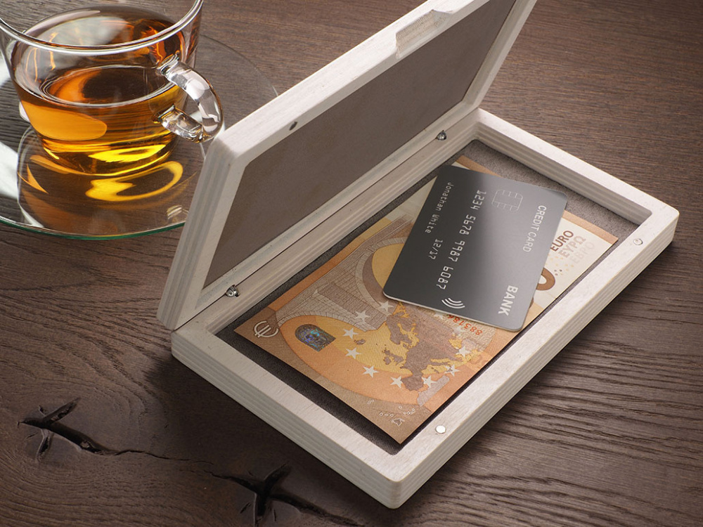 Logo trade meened foto: Puidust arvelduskarp 1816121