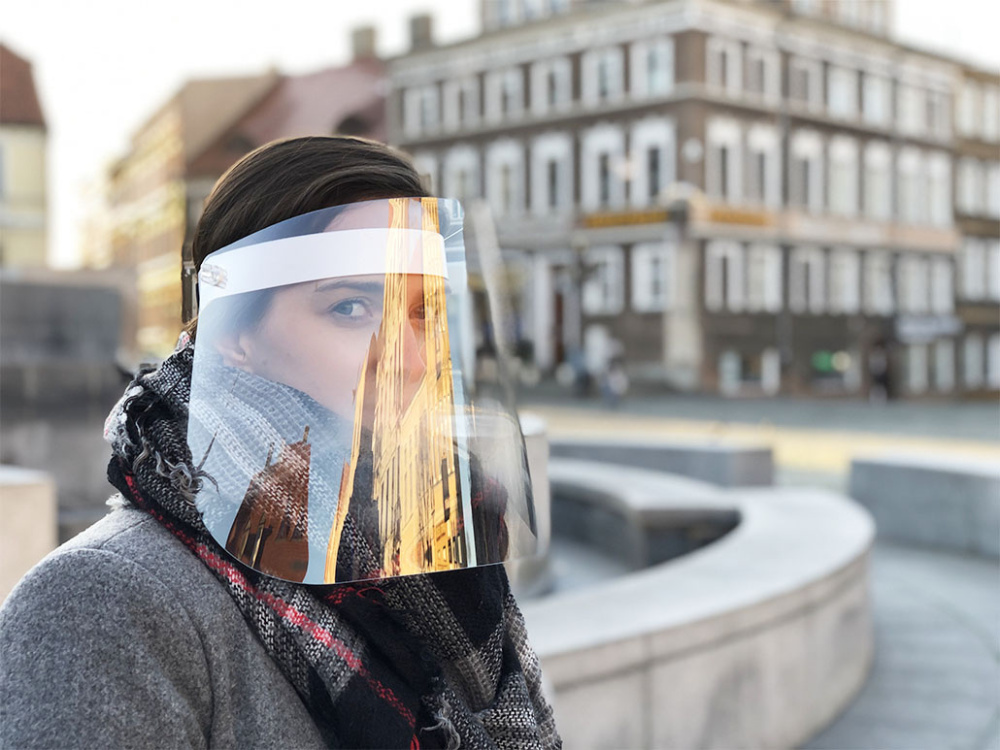 Logotrade firmakingi foto: TEMIDA kallutatav näomask 1424162