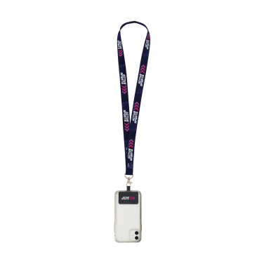 Logotrade reklaamtoote foto: Lanyard Sublimation RPET 2 cm Patch võtmejuhtmega