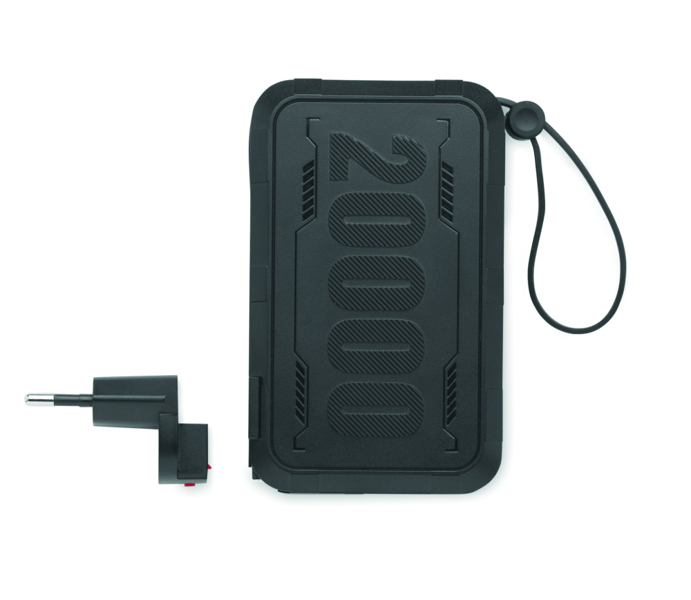 Logo trade reklaamtoote pilt: 20000 mAh ABS-plastist akupank POWROC