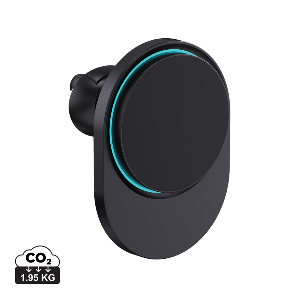 Logo trade ärikingituse pilt: PowerCruze RCS plastikust 15W magnetiga laadija autohoidik