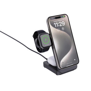 Logotrade reklaamtoote foto: Urban Vitamin Arcadia RCS plastikust 15W 3in1 magnetiline laadija