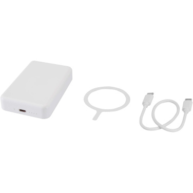 Logo trade reklaamtooted foto: Acrab 10 000 mAh 15W magnetiline juhtmevaba varupank 20W PD-ga - valmistatud taaskasutatud plastist