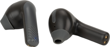 Logotrade meened pilt: Bluetooth-kõlar HF01 sisseehitatud kõrvaklappidega 2-ühes