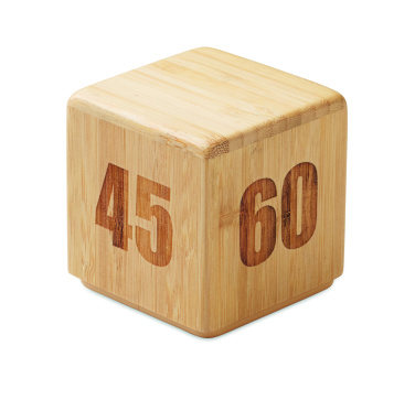 Logotrade firmakingid pilt: Bambusest keeratav edasilükkamise taimer