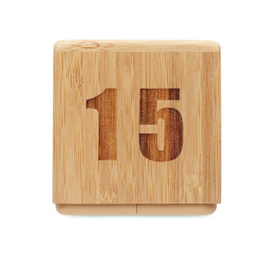 Logo trade ärikingi pilt: Bambusest keeratav edasilükkamise taimer