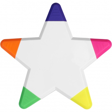 Logo trade liikelahja mainoslahja tuotekuva: Solvig-korostuskynä, tähdenmuotoinen