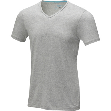 Logo trade liikelahjat tuotekuva: Kawartha short sleeve men's organic V-neck t-shirt