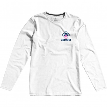 Logo trade liikelahjat mainoslahjat kuva: Ponoka long sleeve men's organic t-shirt