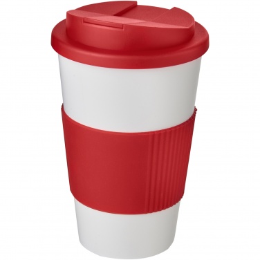 Logo trade mainoslahja ja liikelahja tuotekuva: Americano® 350 ml muki, läikyttämätön kansi, grippi