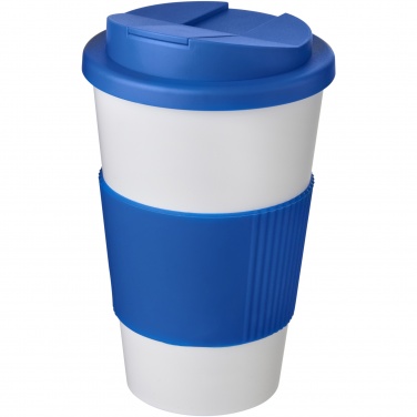 Logotrade mainostuotet kuva: Americano® 350 ml muki, läikyttämätön kansi, grippi