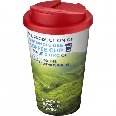 Logo trade liikelahja mainoslahja tuotekuva: Brite-Americano® 350 ml muki, läikyttämätön kansi