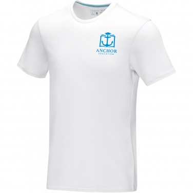 Logo trade liikelahja kuva: Azurite short sleeve men’s organic t-shirt