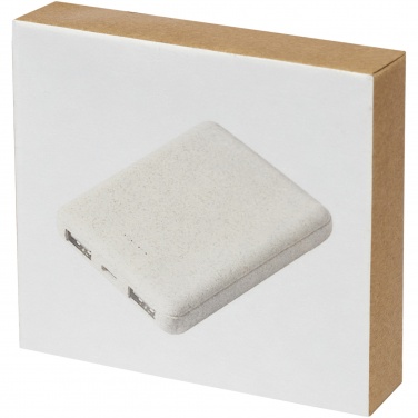 Logotrade mainostuote tuotekuva: Asama-varavirtalähde, 5 000 mAh, vehnänolkea
