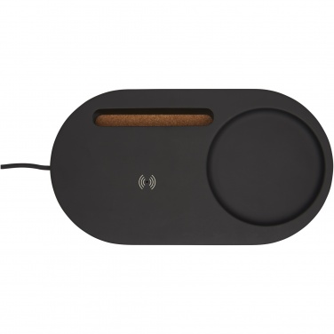 Logotrade mainoslahjat ja liikelahjat tuotekuva: Klip-työpöydänjärjestäjä, 5 W, langattomasti lataava