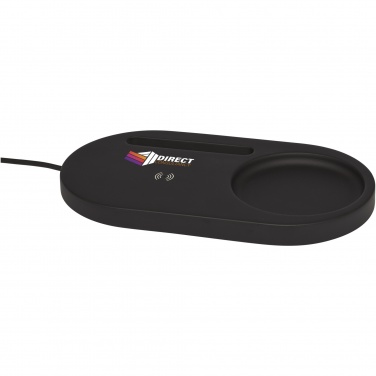 Logotrade mainoslahja tuotekuva: Klip-työpöydänjärjestäjä, 5 W, langattomasti lataava