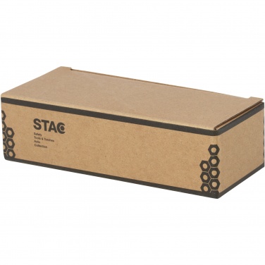 Logo trade liikelahjat tuotekuva: Helios kierrätetystä muovista valmistettu aurinkodynamotaskulamppu karbiinihaalla