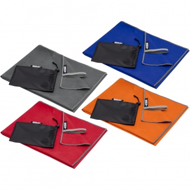 Logotrade liikelahja tuotekuva: Pieter GRS-kierrätetty erittäin kevyt ja nopeasti kuivuva pyyhe 50 x 100 cm