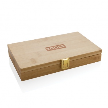 Logotrade mainostuote tuotekuva: Carvine 21-osainen bambutyökalusetti