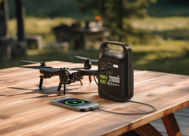 Logotrade mainoslahjat ja liikelahjat tuotekuva: Power Vault 21000 kannettava virta-asema RCS muovista