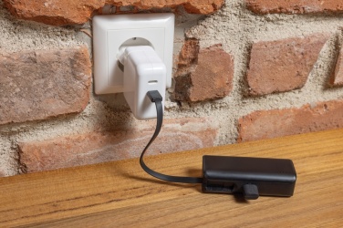 Logo trade liikelahja mainoslahja tuotekuva: Powerlink RCS 3000mAh virtapankki USB-C:llä muovista