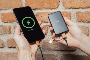 Logotrade mainoslahja ja liikelahja kuva: RCS 5000mAh varavirtalähde langattomalla latauksella