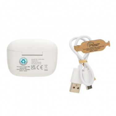 Logotrade mainoslahja tuotekuva: RCS Liberty Pro langattomat kuulokkeet kierrät. muovista