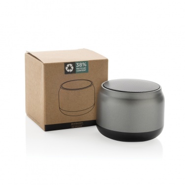 Logotrade mainoslahjat ja liikelahjat tuotekuva: BeatBuddy kierrätysmuovista valmistettu 3W kaiutin