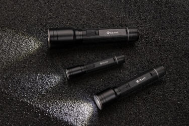 Logotrade liikelahja mainoslahja kuva: Gear X iso USB-uudelleenladattava taskulamppu