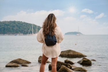 Logotrade liikelahjat kuva: Impact AWARE™ kiristysnauhareppu kierrätetystä denimistä