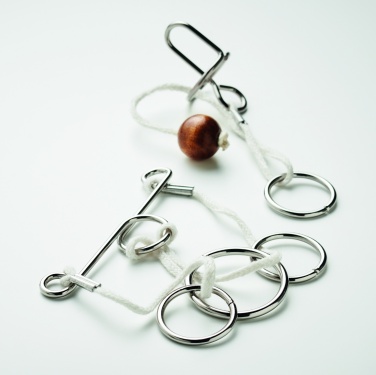 Logotrade mainostuote tuotekuva: 2 metallista pulmapeliä