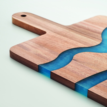 Logo trade liikelahjat mainoslahjat kuva: Tarjoilulauta akaasiapuusta