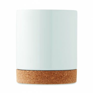 Logotrade liikelahja mainoslahja kuva: Keraaminen korkkimuki 280 ml