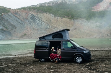 Logo trade liikelahja kuva: RPET sherpa fleecepeitto