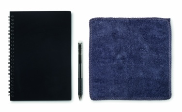 Logo trade mainoslahjat ja liikelahjat kuva: A5 pyyhittävä muistikirja