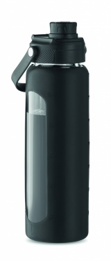 Logotrade mainostuote tuotekuva: Lasipullo hylsyllä 750 ml