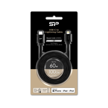 Logo trade mainoslahja kuva: TIEDONSIIRTOKAAPELI Boost Link Nylon LK30CL Type C