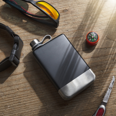 Logo trade liikelahjat tuotekuva: Lonkkapullo HALTI Schwarzwolf