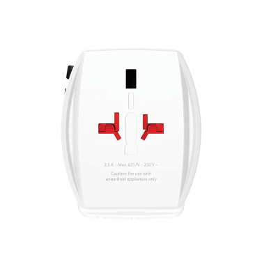 Logotrade mainoslahja ja liikelahja kuva: SKROSS World Travel adapteri MUV 65W PD USB C -kaapelilla