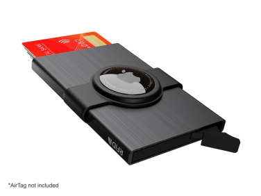 Logotrade mainoslahja tuotekuva: RFID-luottokorttikotelo, jossa on pidike AirTagille 2163155