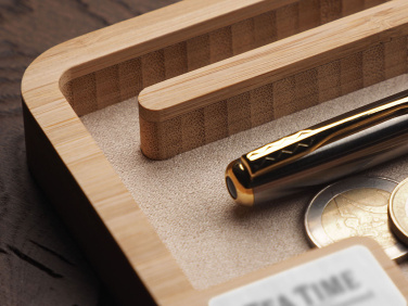 Logo trade mainoslahjat tuotekuva: Puinen työpöydän järjestäjä 1818292