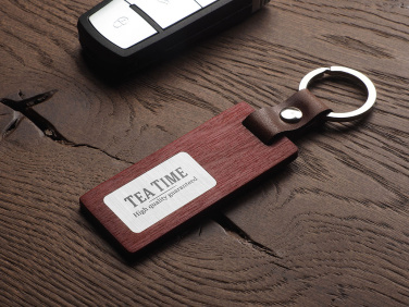 Logotrade liikelahja tuotekuva: Puinen avaimenperä 1853121