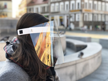 Logo trade mainoslahja kuva: TEMIDA käännettävä kasvosuoja 1424162