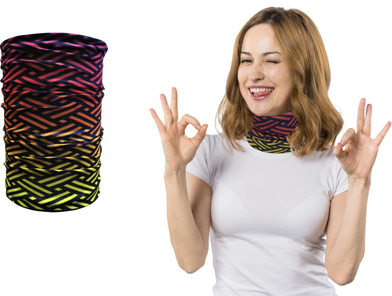 Logo trade mainoslahja ja liikelahja tuotekuva: Putkihuivi sublimaatio huivi 145 g/m²