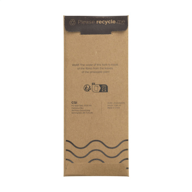 Logo trade mainoslahja ja liikelahja tuotekuva: Vegaaninen ananasnahkainen avaimenperä